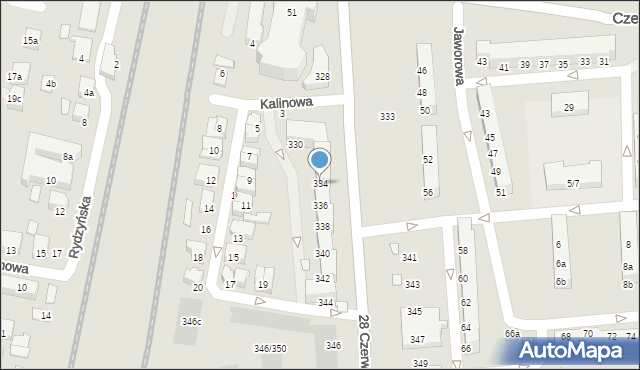 Poznań, 28 Czerwca 1956 r., 334, mapa Poznania