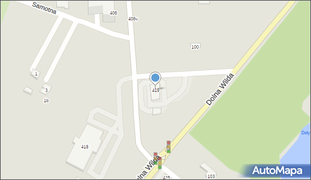 Poznań, 28 Czerwca 1956 r., 419, mapa Poznania