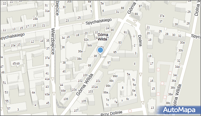 Poznań, 28 Czerwca 1956 r., 96a, mapa Poznania