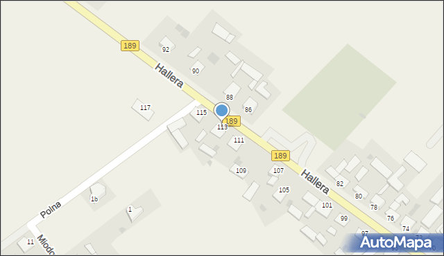 Sypniewo, 29 Stycznia, 113, mapa Sypniewo