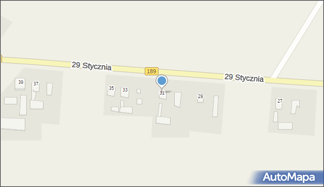 Sypniewo, 29 Stycznia, 31, mapa Sypniewo