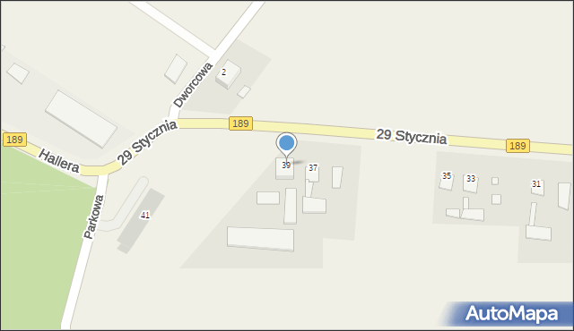 Sypniewo, 29 Stycznia, 39, mapa Sypniewo