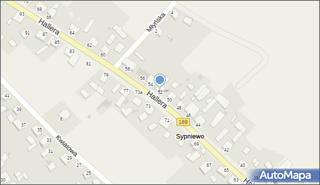 Sypniewo, 29 Stycznia, 52, mapa Sypniewo