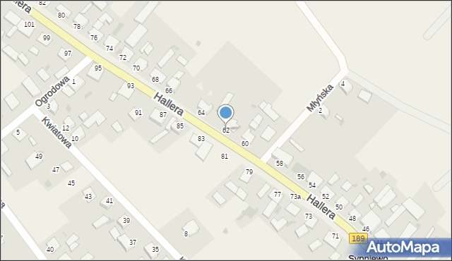 Sypniewo, 29 Stycznia, 62, mapa Sypniewo