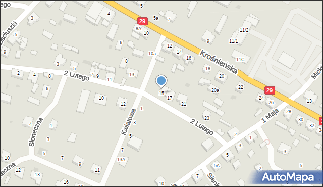 Cybinka, 2 Lutego, 15, mapa Cybinka