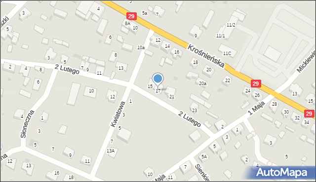 Cybinka, 2 Lutego, 17, mapa Cybinka
