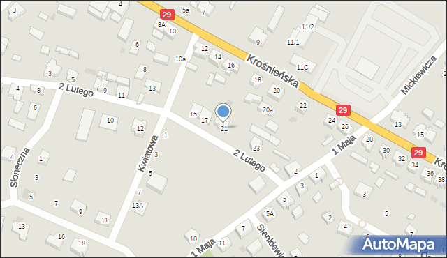 Cybinka, 2 Lutego, 21, mapa Cybinka