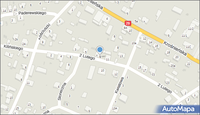 Cybinka, 2 Lutego, 9, mapa Cybinka