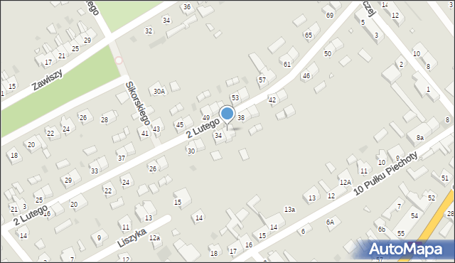 Jastrowie, 2 Lutego, 36, mapa Jastrowie