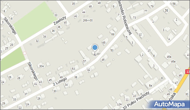 Jastrowie, 2 Lutego, 61, mapa Jastrowie