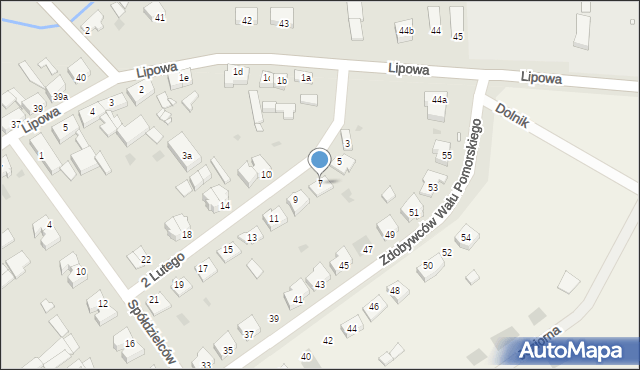 Okonek, 2 Lutego, 7, mapa Okonek