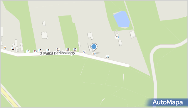 Skierniewice, 2 Pułku Berlińskiego, 29, mapa Skierniewic