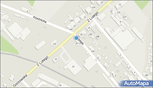 Skwierzyna, 2 Lutego, 17, mapa Skwierzyna