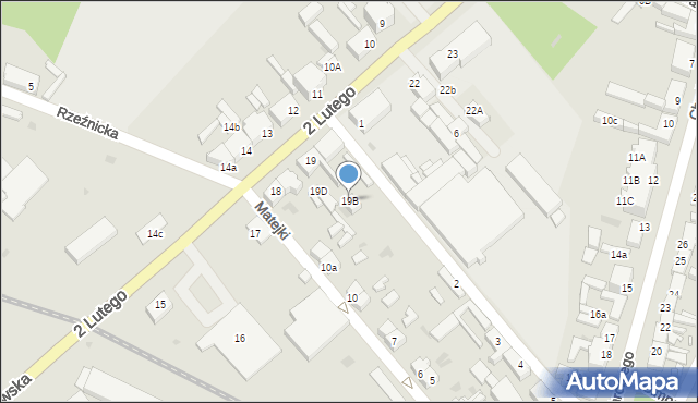 Skwierzyna, 2 Lutego, 19B, mapa Skwierzyna