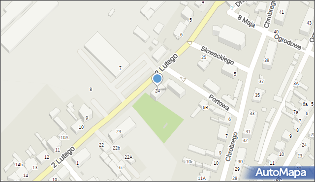 Skwierzyna, 2 Lutego, 24, mapa Skwierzyna