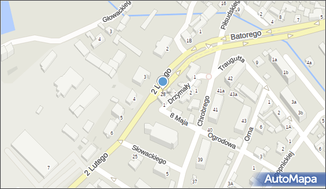 Skwierzyna, 2 Lutego, 28, mapa Skwierzyna