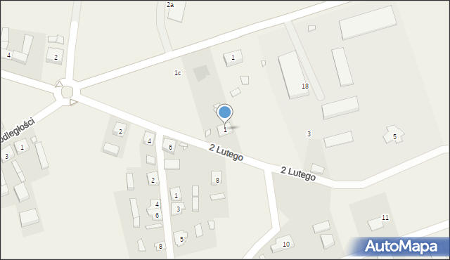 Tarnówka, 2 Lutego, 1, mapa Tarnówka