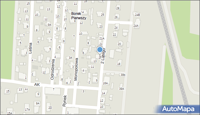 Zwierzyniec, 2 Lutego, 15, mapa Zwierzyniec