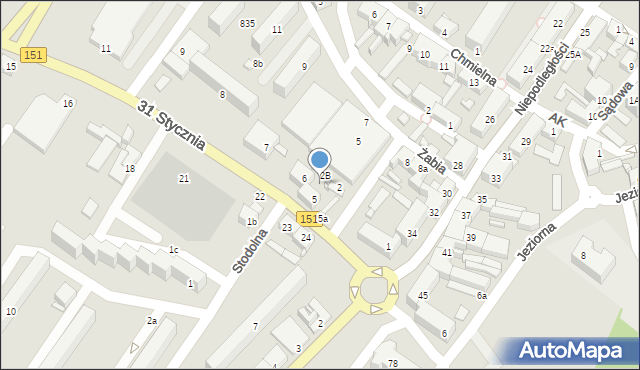 Barlinek, 31 Stycznia, 4, mapa Barlinek