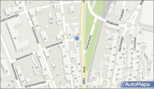 Bielsko-Biała, 3 Maja, 11a, mapa Bielsko-Białej