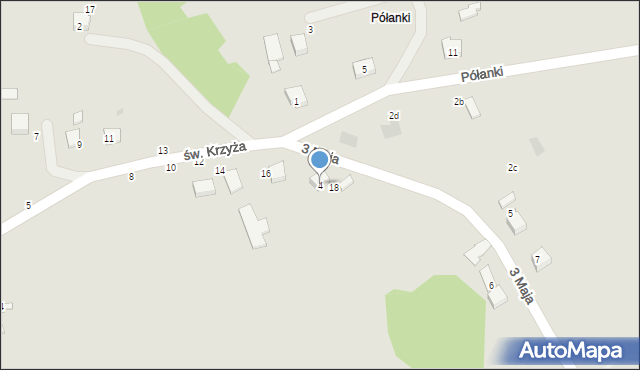 Bobowa, 3 Maja, 4, mapa Bobowa