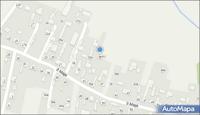 Boronów, 3 Maja, 35, mapa Boronów