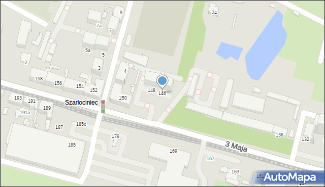Chorzów, 3 Maja, 146, mapa Chorzów