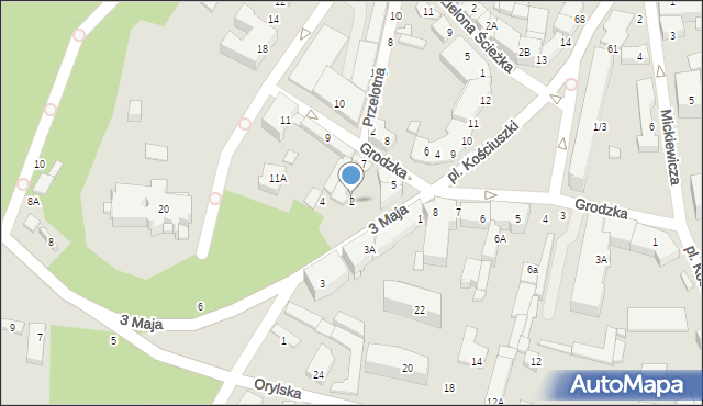 Ciechanów, 3 Maja, 2, mapa Ciechanów