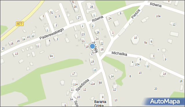 Ciężkowice, 3 Maja, 17, mapa Ciężkowice