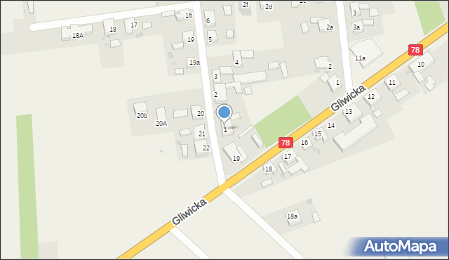 Czekanów, 3 Maja, 1, mapa Czekanów