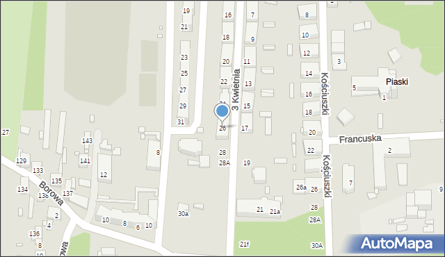 Czeladź, 3 Kwietnia, 26, mapa Czeladź