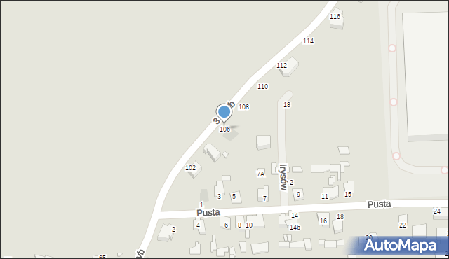 Czeladź, 3 Szyb, 106, mapa Czeladź