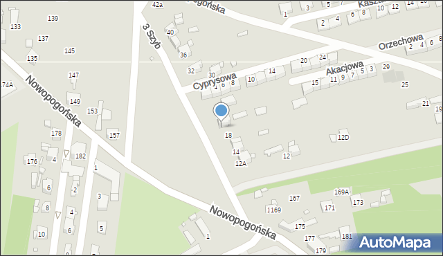 Czeladź, 3 Szyb, 20, mapa Czeladź