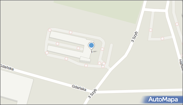 Czeladź, 3 Szyb, 3, mapa Czeladź