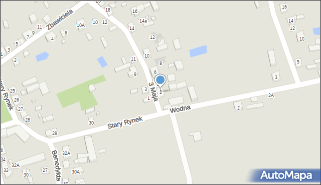 Dąbrowice, 3 Maja, 2, mapa Dąbrowice