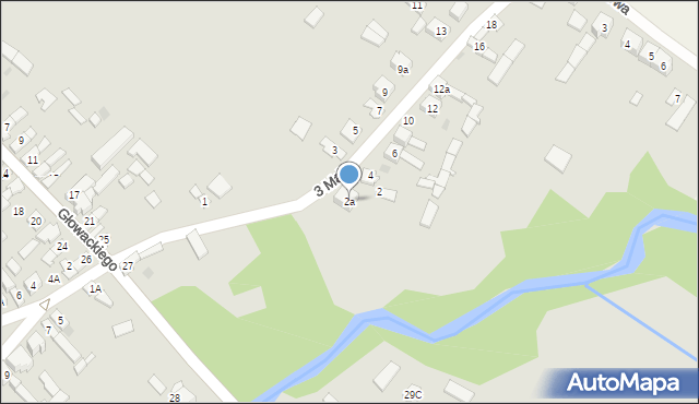 Daleszyce, 3 Maja, 2a, mapa Daleszyce