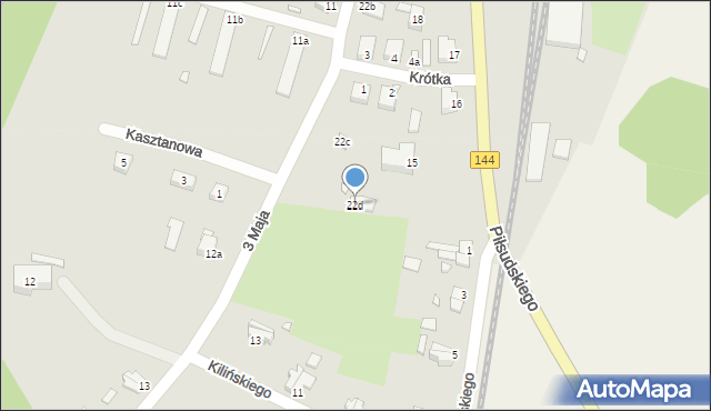 Dobra, 3 Maja, 22d, mapa Dobra