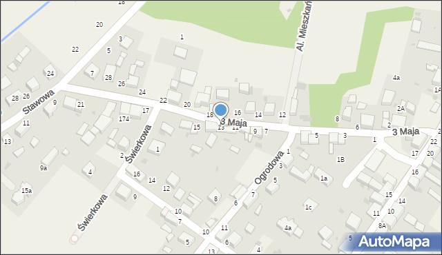 Dobroszyce, 3 Maja, 13, mapa Dobroszyce