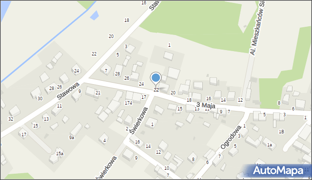 Dobroszyce, 3 Maja, 22, mapa Dobroszyce