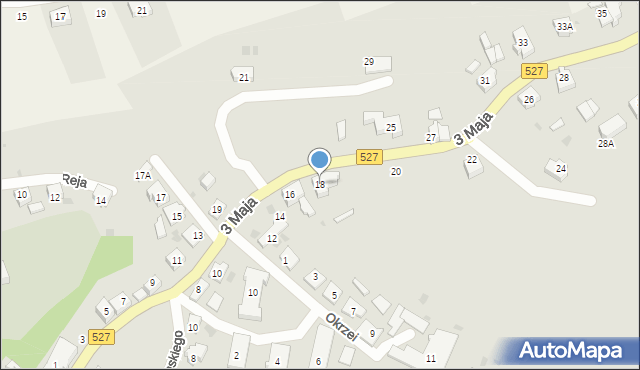 Dzierzgoń, 3 Maja, 18, mapa Dzierzgoń