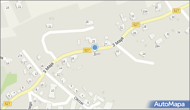 Dzierzgoń, 3 Maja, 20, mapa Dzierzgoń