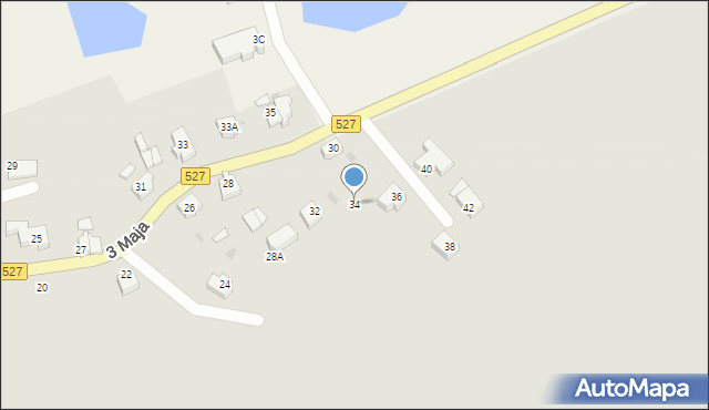 Dzierzgoń, 3 Maja, 34, mapa Dzierzgoń
