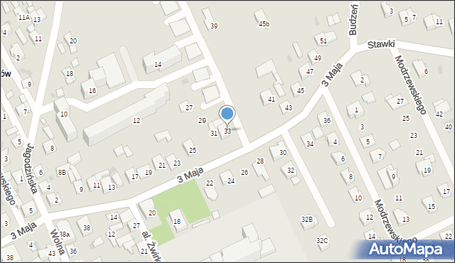 Garwolin, 3 Maja, 33, mapa Garwolin