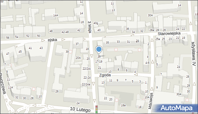 Gdynia, 3 Maja, 19, mapa Gdyni