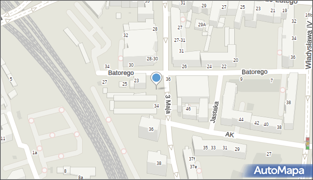 Gdynia, 3 Maja, 30, mapa Gdyni