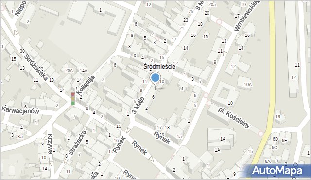 Gorlice, 3 Maja, 8, mapa Gorlic