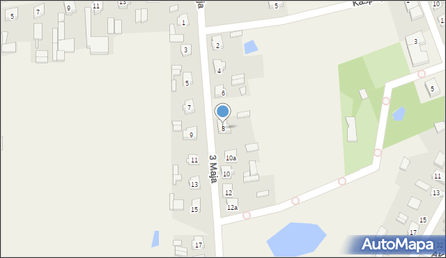 Gorzędów, 3 Maja, 8, mapa Gorzędów
