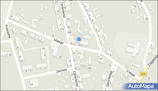 Gozdnica, 3 Maja, 3, mapa Gozdnica
