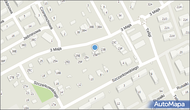 Grodzisk Mazowiecki, 3 Maja, 23a, mapa Grodzisk Mazowiecki