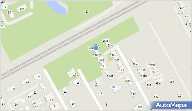 Grodzisk Mazowiecki, 3 Maja, 28kf, mapa Grodzisk Mazowiecki